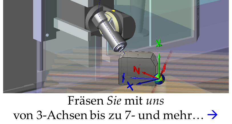 Fräsen mit 7 Achsen